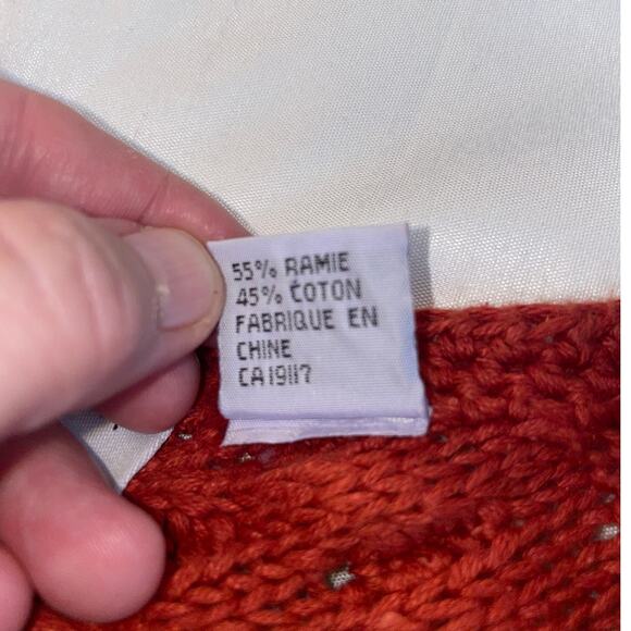 Marisa Christina Cardigan Knitted by Hand - Size XL - Beautiful Pattern & Color - Picture 7 of 11